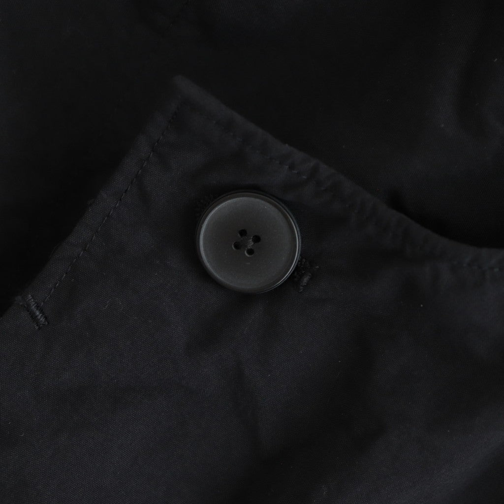 FMSTJK - ナイロンタッサー ガーメントダイ ショートモッズコート #95 Black [SN_FR1002JK]