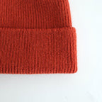 WASHABLE MERINO SEAMLESS BEANIE #TERRACOTTA [R5140-AW25]