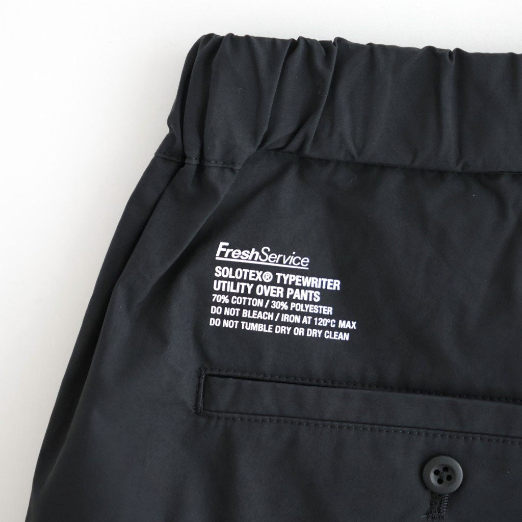 SOLOTEX TYPEWRITER UTILITY OVER PANTS #BLACK [FSC263-40106B]