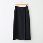Twill Wrap Skirt #BLK [12520802]