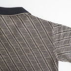 Diagonal Knit Skipper Shirt #OFF BEIGE [YK26SS01251S]