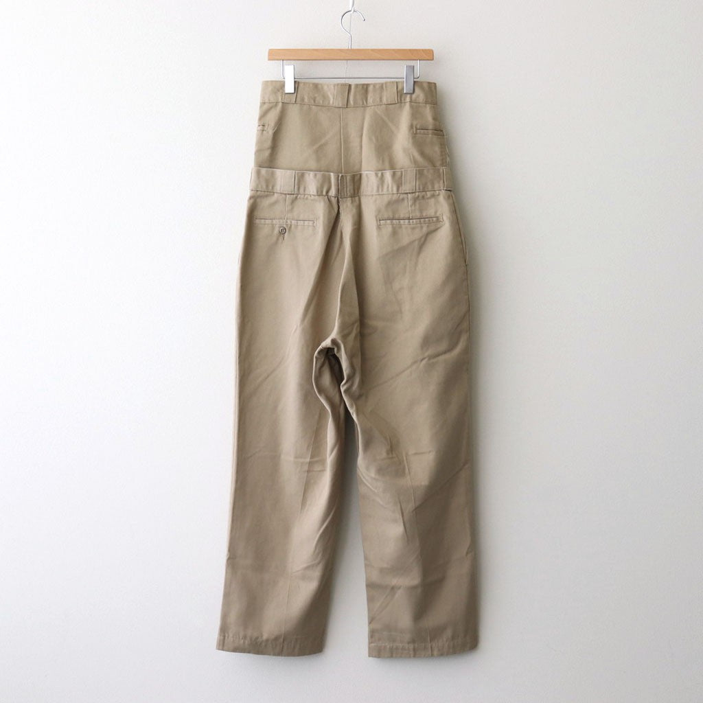 W WAIST CHINO PT #BEIGE C [Q25A-T064]