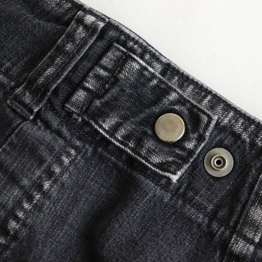 LIGHT-WEIGHT DENIM 1TUCK WIDE BAKER PANTS #BLACK [YK25SS0931P]