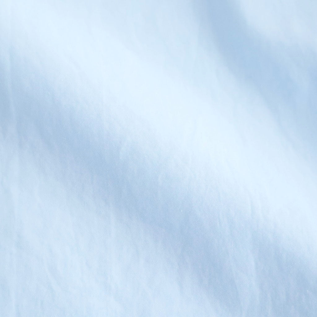 SHRINK COTTON LAWN OVERSIZED HALF SLEEVE SHIRT #SAX [BLAGLM0402]