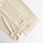 SUPER FINE TROPICAL WOOL TWO-TUCK SLACKS #IVORY [A25SP04MT]