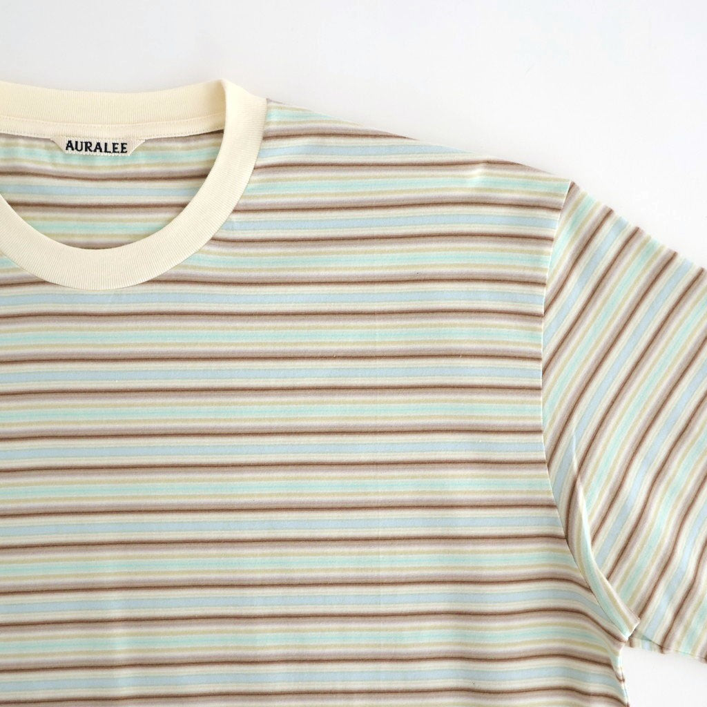 GRADIENT STRIPE JERSEY TEE #FADE MINT STRIPE [A26ST02GJ]