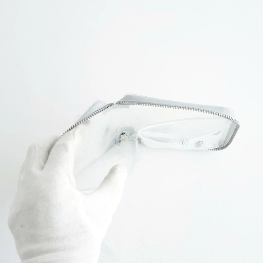二つ折りZIP財布 - TRANSPARENT SNAKE #CLEAR [8Z-T210-051]