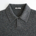 CASHMERE NEP KNIT POLO #MIX GRAY [A26AP02NE]