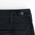 PRODUCT DYED FINX CHINO ONE-TUCK PANTS #BLACK [A25AP01CP]