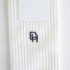 綿パイル刺繍ソックス #WHITE [HQ-K501-051]