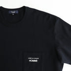 綿天竺 製品プリント長袖Tシャツ #BLACK [HP-T102-051]