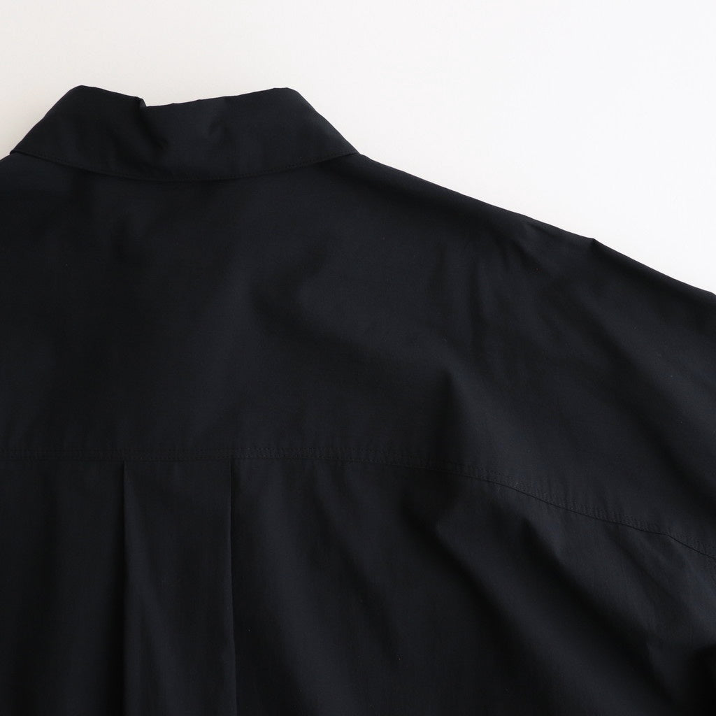 Seersucker Pullover Shirt #BLACK [GU251-50063]