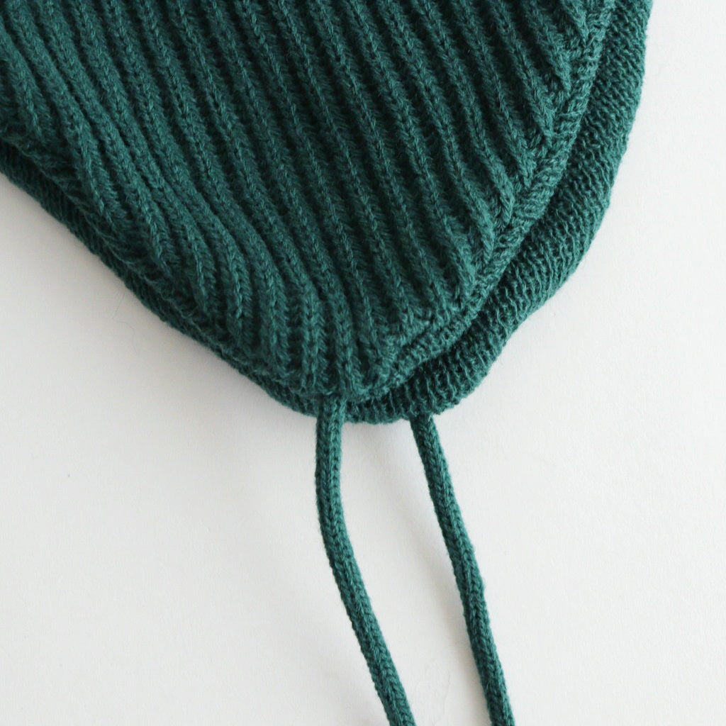 EAR FLAP BEANIE #D.GREEN [R5115-AW25]