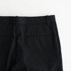 LIGHT WOOL MAX GABARDINE SLACKS #TOP BLACK [A26AP02MG]