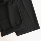 NBGZOO - オクタグラムポリエステル・艶消平織 オーバーオール #95 Black [SN_NC0809OO]