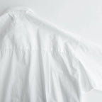 Broad S/S Oversized Regular Collar Shirt #WHITE [GM251-50013B]