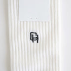 綿パイル刺繍ソックス #WHITE [HQ-K501-051]