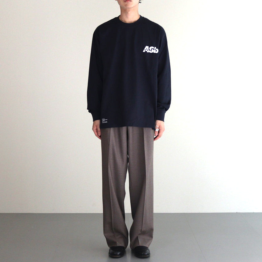 AS×FS CORPORATE L/S TEE “Asb” #NAVY [FSC243-70193AS]