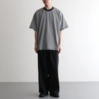 MICRO BORDER S/S TEE #WHITE × BLACK [FSC261-70167]