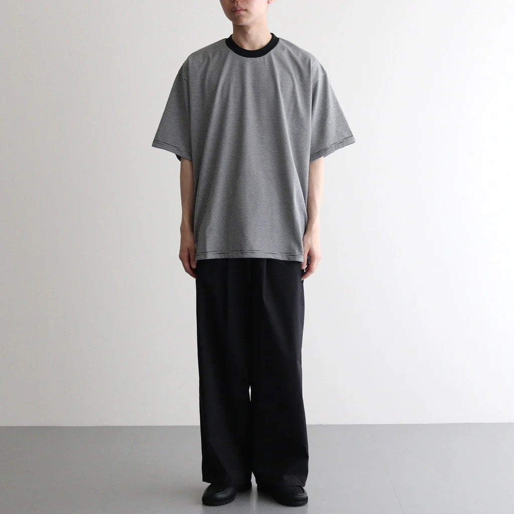 MICRO BORDER S/S TEE #WHITE × BLACK [FSC261-70167]