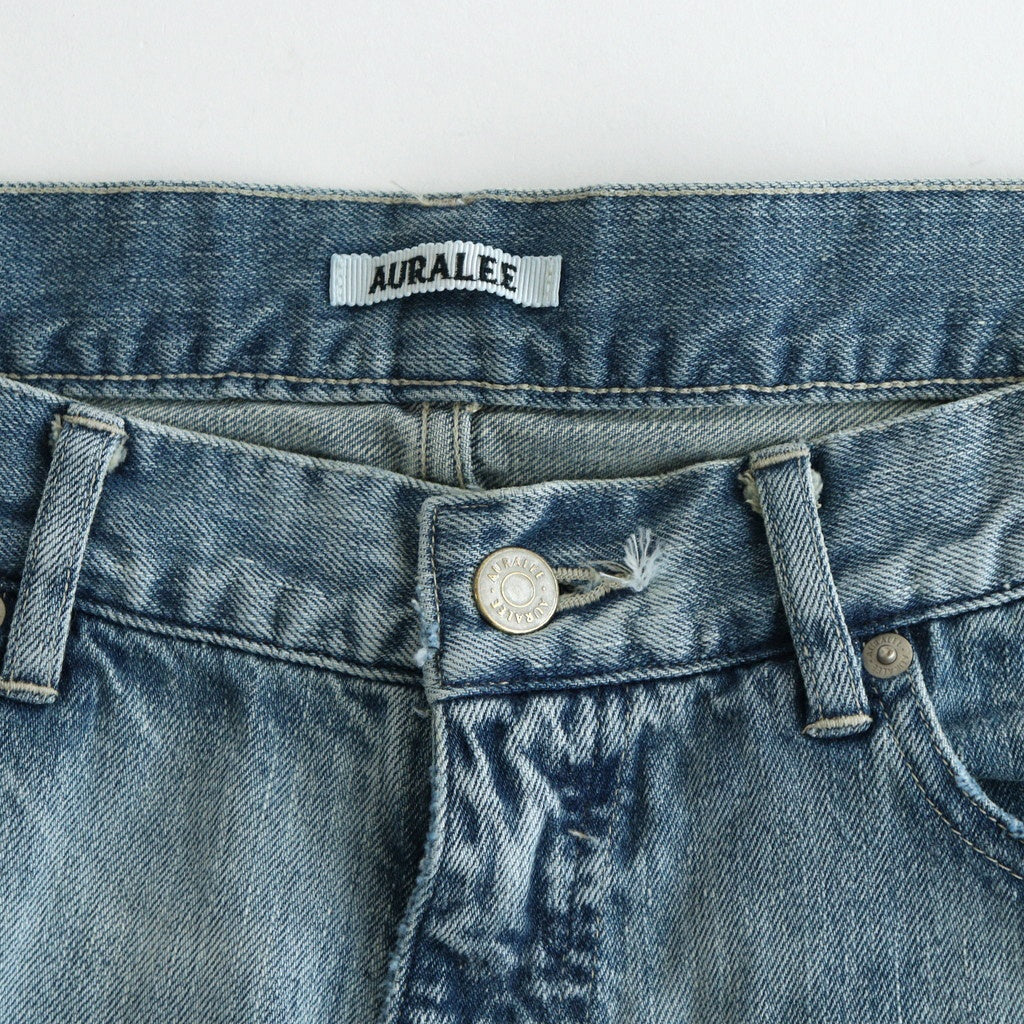 FADED SELVEDGE LIGHT DENIM PANTS #LIGHT INDIGO [A26SP02DE]