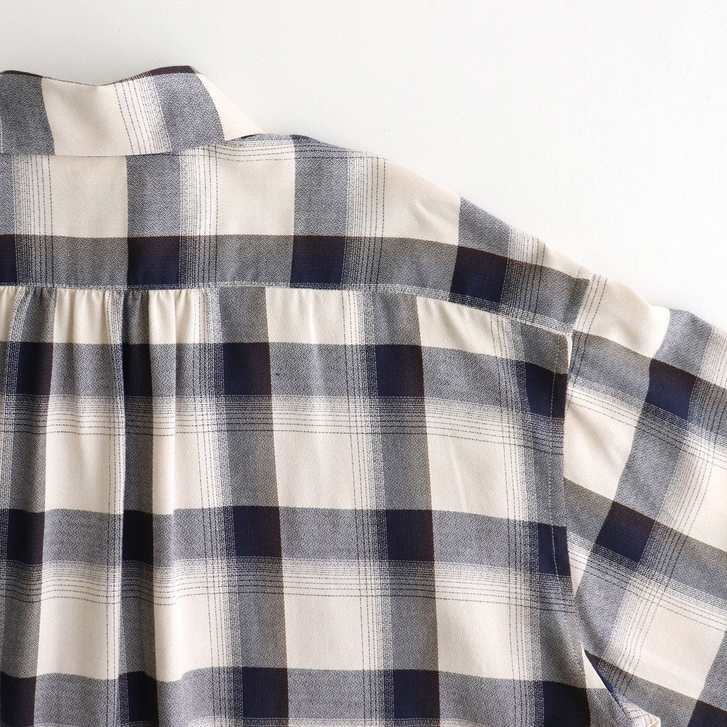 OMBRE CORDED SHIRT #NAVY OMBRE [25880503]