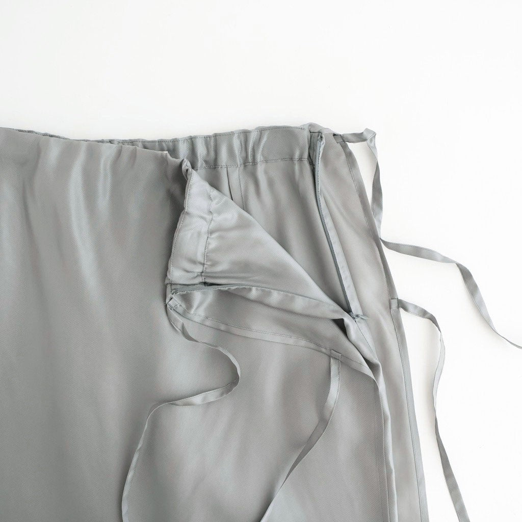 Cupro Layered Pants #GREY [I26SS-PT186]