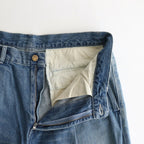 Selvage Denim Two Tuck Pants #INDIGO_LIGHT FADE [GU253-40061LB]