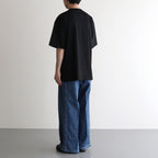 SUVIN 60/2 OVERSIZED T-SHIRT #BLACK [KKAGGM0015]