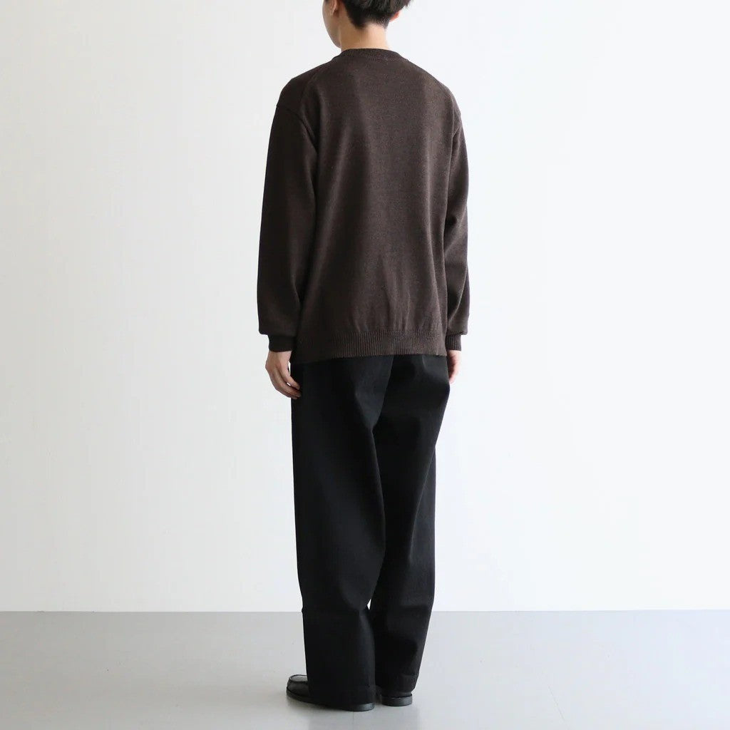 Selvage Denim Belted Pants #BLACK_WASHED [GU261-40064RB]