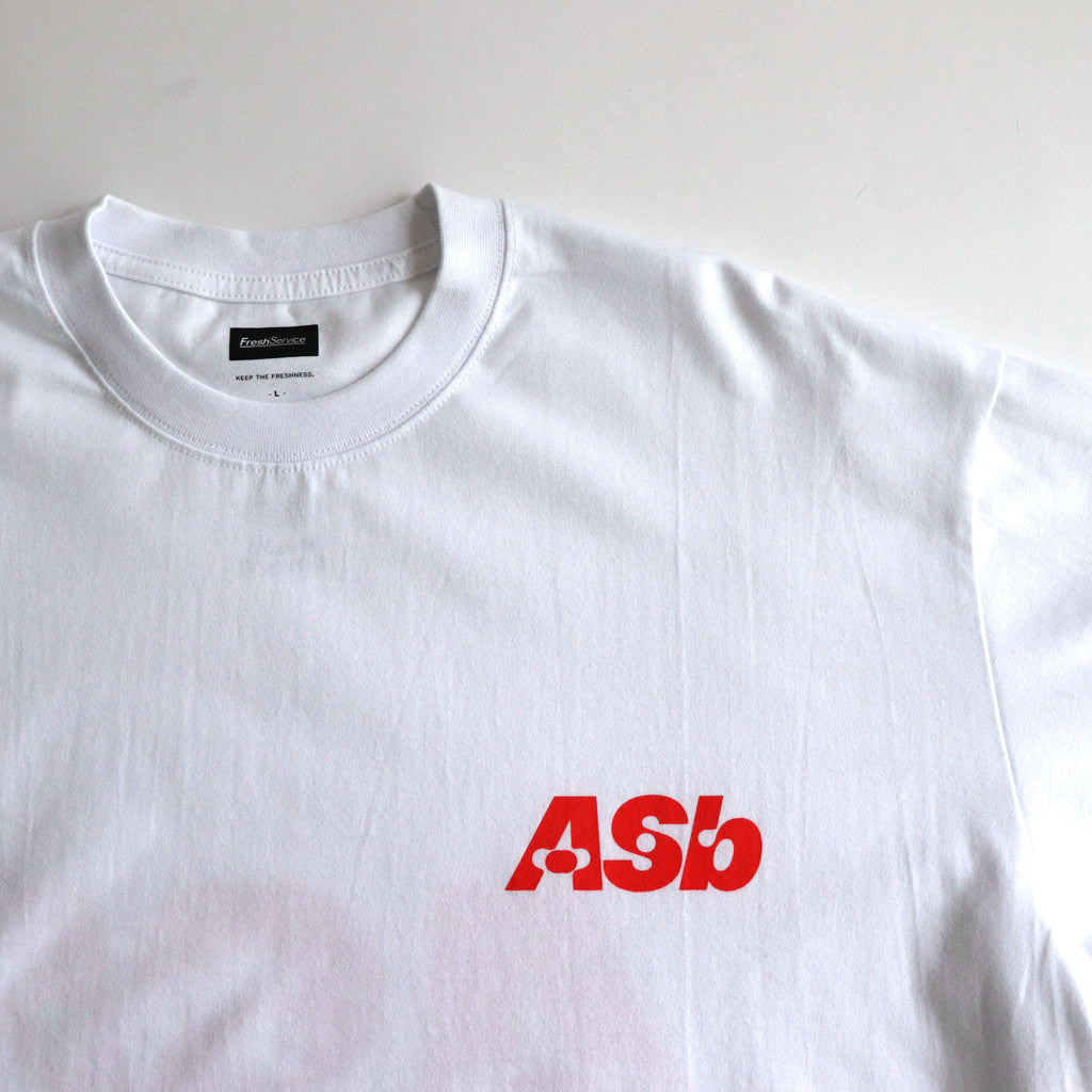 AS×FS CORPORATE L/S TEE “Asb” #WHITE [FSC243-70193AS]