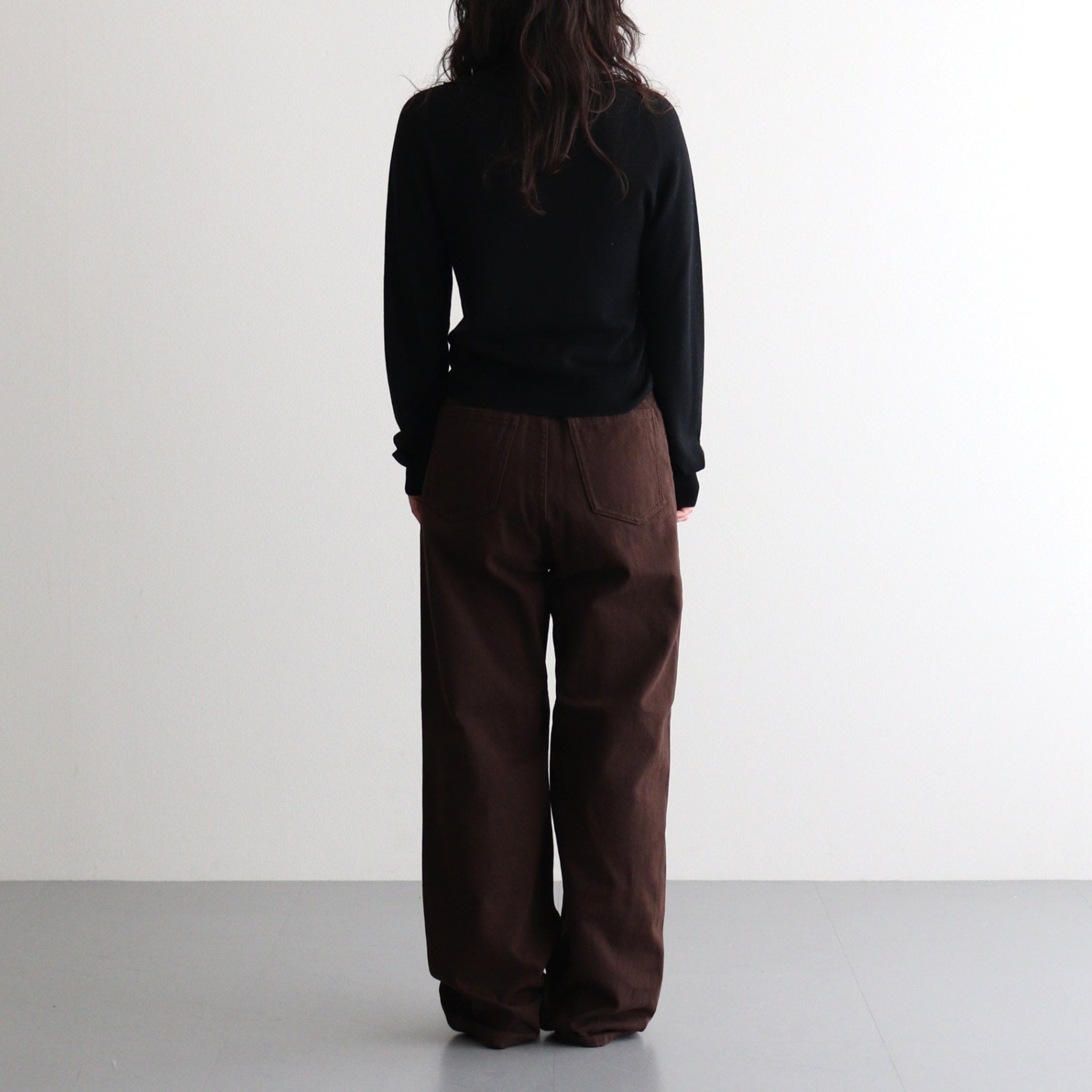 Tencelwool Highneck Knit #BLK [12610520]