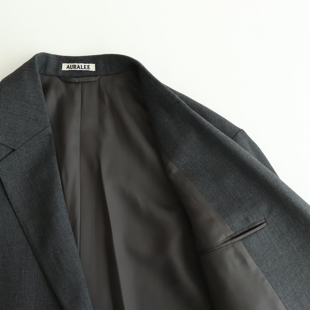 WOOL KID MOHAIR HOP SACK JACKET #TOP CHARCOAL [A25SJ04MH]