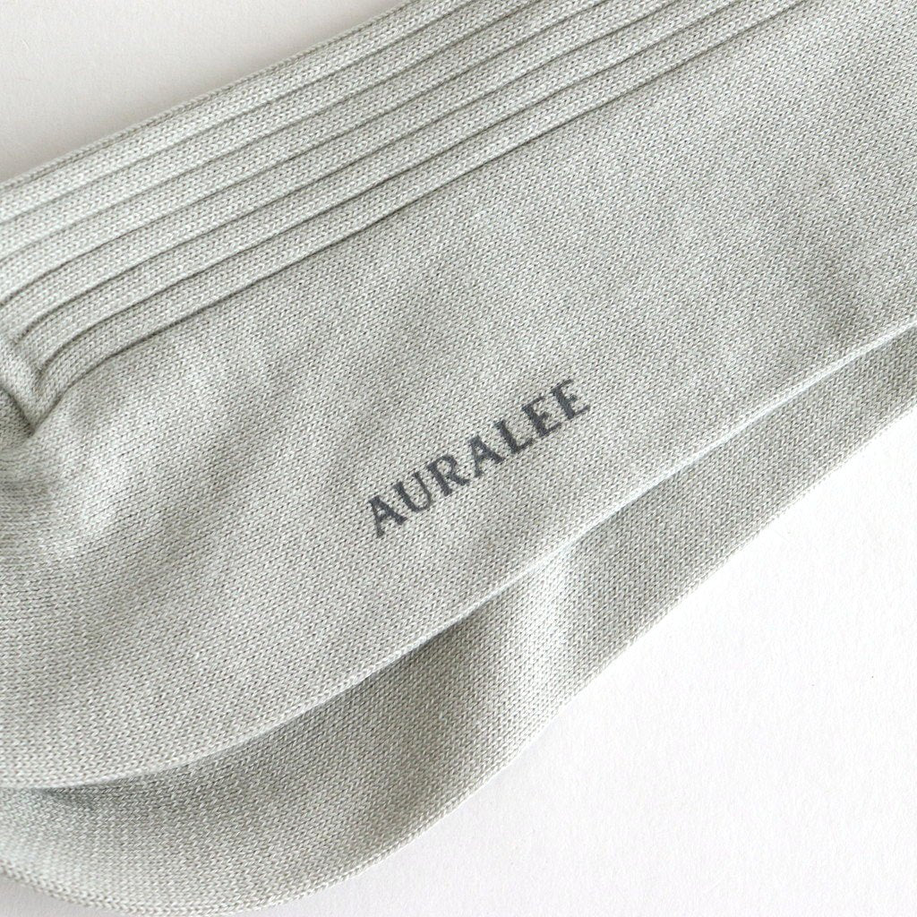 GIZA HIGH GAUGE SOCKS #PALE GREEN [A00S02SX-M]