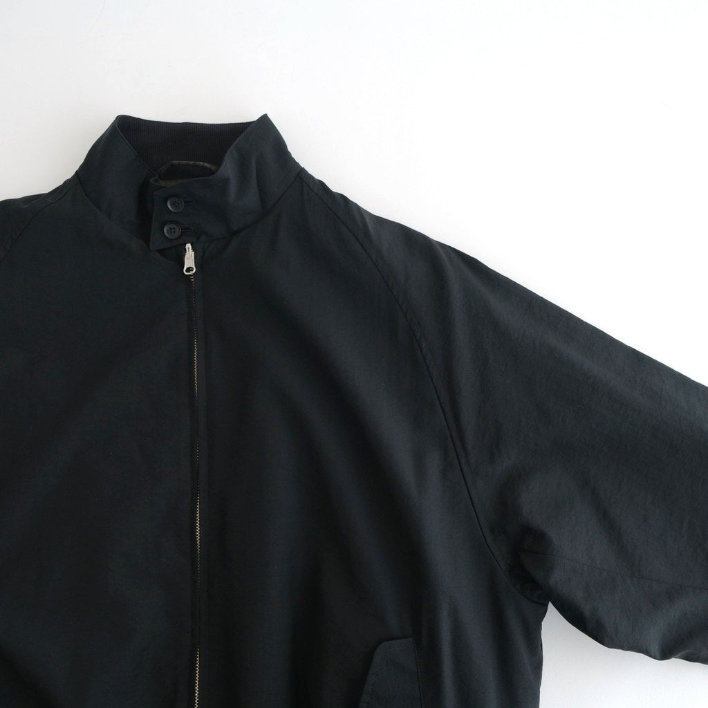 Wool Nylon Reversible Harrington Jacket #BLACK [YK25FW01058B]