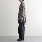 MODERN DENIM PANTS WIDE CUT #RIGID INDIGO [MODERN002]