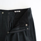 SUPER LIGHT WOOL TWO-TUCK SLACKS #TOP CHARCOAL [A25AP02OS]