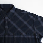 FLANNEL CHECK OVER YOKE SHIRT #NAVY [FSC253-50129]