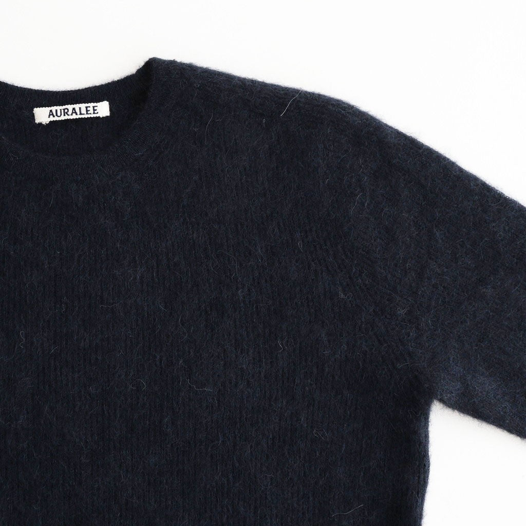 BABY SURI ALPACA SHEER KNIT P/O #NAVY [A26AP05AK]