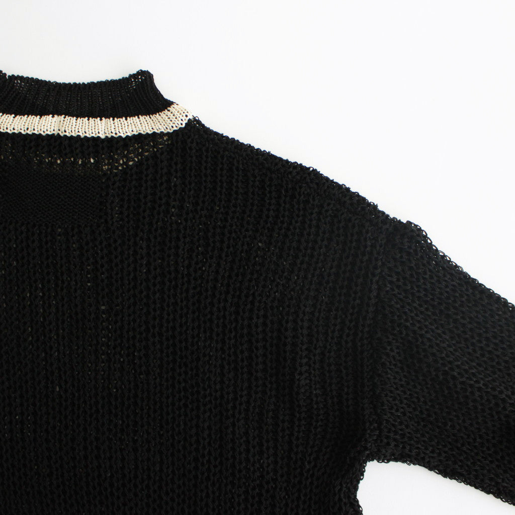 FILL SWEATER #BLACK [NG24S-06SW01C]