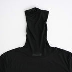 MODAL SILK JERSEY TURTLENECK PULLOVER #BLACK [KKAGLW0012]