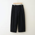 モールスキンシンプル2タックワイドPT #BLACK [D225-P653]