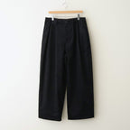 モールスキンシンプル2タックワイドPT #BLACK [D225-P653]