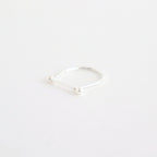 Skinny Pearl Ring #SLV [12510908]