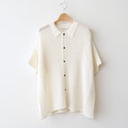 Rib Knit Sheer Shirt #WHITE [YK26SS01250S]