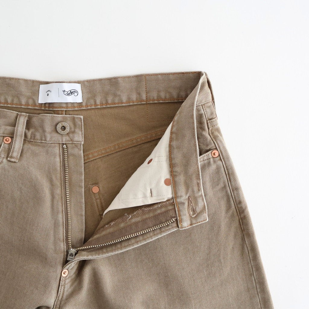 CS MODERN DENIM WIDE CUT #TABACCO BROWN [26880402]