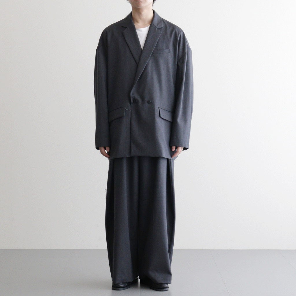 よそいきフォールドワイドPT #CHARCOAL GRAY [D126-P157]