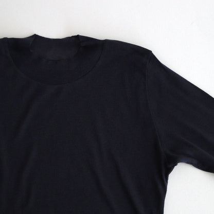 HIGH GAUGE SHEER RIB L/S TEE #NAVY [A00P01HF]