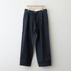 Selvage Denim Belted Pants #INDIGO_RIGID [GU261-40064RB]
