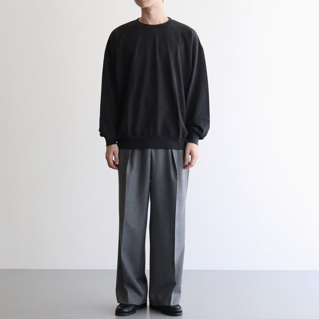 SUPER HIGH GAUGE SWEAT P/O #INK BLACK [A25AP02CU] – ciacura